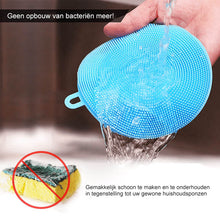 Afbeelding in Gallery-weergave laden, Siliconen multifunctionele scrubberspons (5 stuks | willekeurige kleuren)