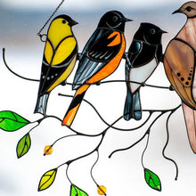 Afbeelding in Gallery-weergave laden, Vogels Glas-in-loodramen šškerstcadeauš¦