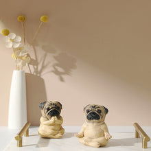 Afbeelding in Gallery-weergave laden, Buldog yoga standbeeld