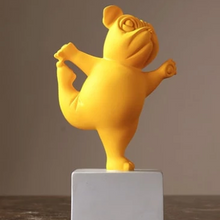 Afbeelding in Gallery-weergave laden, Yoga Bulldog standbeeld ornament