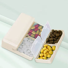 Afbeelding in Gallery-weergave laden, Draagbare magnetische pillendoos met 7 compartimenten