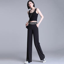 Afbeelding in Gallery-weergave laden, Pantalon met elastische tailleband