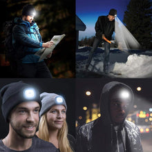 Afbeelding in Gallery-weergave laden, 👲LED Gebreide Winter Beanie Muts👲