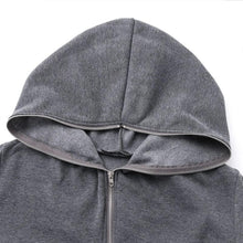 Afbeelding in Gallery-weergave laden, Unisex lange mouw jas met capuchon