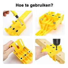 Afbeelding in Gallery-weergave laden, Boorgeleider voor hout deuvelgaten