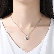 Afbeelding in Gallery-weergave laden, Frosted Dubbele Hart Ketting