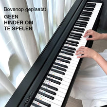 Afbeelding in Gallery-weergave laden, Verwijderbare bladmuzieklabels voor piano toetsenbord