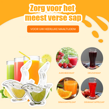 Afbeelding in Gallery-weergave laden, Transparante handmatige sapcentrifuge