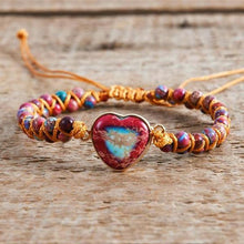Afbeelding in Gallery-weergave laden, Hartstochtelijk hart jasper armband