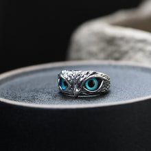 Afbeelding in Gallery-weergave laden, Demon Eye Uil Ring Verstelbaar