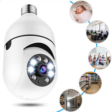Afbeelding in Gallery-weergave laden, Opsporende draadloze 360° panoramische automatisch lichtcamera
