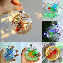 Afbeelding in Gallery-weergave laden, Vogel kerstboom platte ornamenten