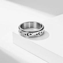 Afbeelding in Gallery-weergave laden, Retro Ster & Maan roterende ring