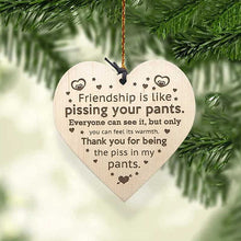 Afbeelding in Gallery-weergave laden, Vriendschap Houten Kerstboom Decoratie