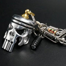 Afbeelding in Gallery-weergave laden, Piston Art Skull Sleutelhanger