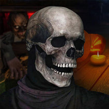 Afbeelding in Gallery-weergave laden, Vol Hoofd Schedelmasker/helm met Beweegbare Kaak