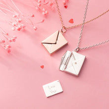 Afbeelding in Gallery-weergave laden, Metalen envelop ketting