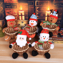 Afbeelding in Gallery-weergave laden, Kerst Snoep Geweven Mand