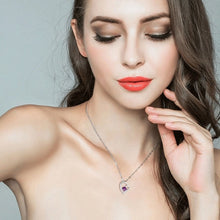 Afbeelding in Gallery-weergave laden, Ketting met kristallen hart