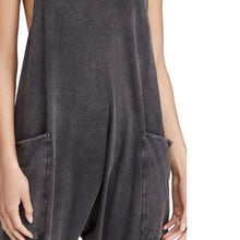 Afbeelding in Gallery-weergave laden, Solid Colour V-Neck Sling Pocket Jumpsuit
