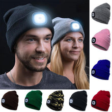 Afbeelding in Gallery-weergave laden, 👲LED Gebreide Winter Beanie Muts👲