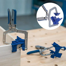 Afbeelding in Gallery-weergave laden, Houtbewerkingsgereedschap - Metalen haakse clip van 90 graden