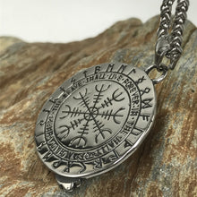 Afbeelding in Gallery-weergave laden, Roestvrijstalen Viking Wolf Fenrir-ketting