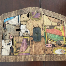 Afbeelding in Gallery-weergave laden, Houten Jezus puzzels set