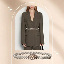 Afbeelding in Gallery-weergave laden, Elegante parel elastische taille ketting