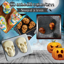 Afbeelding in Gallery-weergave laden, 3D Schedel Cakevorm