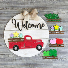 Afbeelding in Gallery-weergave laden, Verwisselbaar vintage welkomst bord