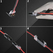 Afbeelding in Gallery-weergave laden, Dubbeldraads insteek connector met vergrendelingsgesp