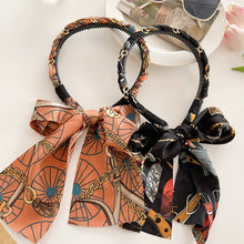 Afbeelding in Gallery-weergave laden, Retro hoofdband met lang lint