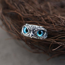 Afbeelding in Gallery-weergave laden, Demon Eye Uil Ring Verstelbaar