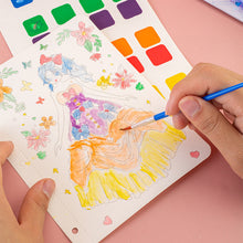 Afbeelding in Gallery-weergave laden, Oneindige droom uit de kindertijd hand beschilderd