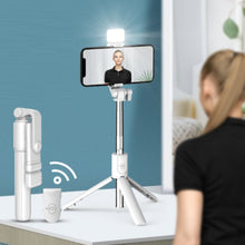 Afbeelding in Gallery-weergave laden, 6 in 1 draadloze Bluetooth-selfiestick