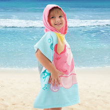 Afbeelding in Gallery-weergave laden, Strandhanddoeken met capuchon voor kinderen