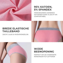 Afbeelding in Gallery-weergave laden, Nieuwe grote maten katoenen slip met hoge taille