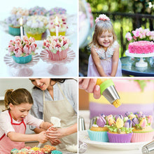 Afbeelding in Gallery-weergave laden, RVS tuitset (13 stuks) voor cupcakes en taartdecoratie actie