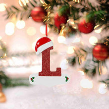 Afbeelding in Gallery-weergave laden, Gepersonaliseerde Kerstmis 24 letter ornamenten