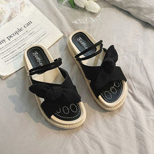 Afbeelding in Gallery-weergave laden, Elegante Schleifensandalen mit Plateausohle für Damen