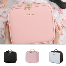 Afbeelding in Gallery-weergave laden, Makeup Bag with LED Mirror