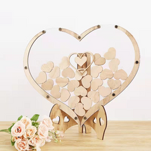 Afbeelding in Gallery-weergave laden, houten hart ornament