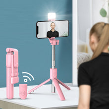 Afbeelding in Gallery-weergave laden, 6 in 1 draadloze Bluetooth-selfiestick