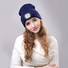 Afbeelding in Gallery-weergave laden, 👲LED Gebreide Winter Beanie Muts👲