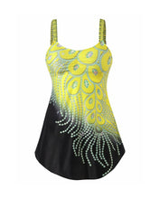 Afbeelding in Gallery-weergave laden, Peacock pattern swim skirt