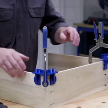 Afbeelding in Gallery-weergave laden, Houtbewerkingsgereedschap - Metalen haakse clip van 90 graden