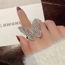 Afbeelding in Gallery-weergave laden, Women's Ziron Butterfly Ring
