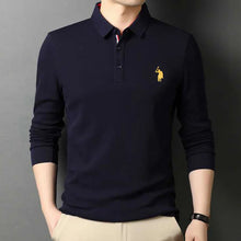 Afbeelding in Gallery-weergave laden, Geborduurd herenpoloshirt