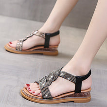 Afbeelding in Gallery-weergave laden, Antislip sandalen met zachte zool en sleehak